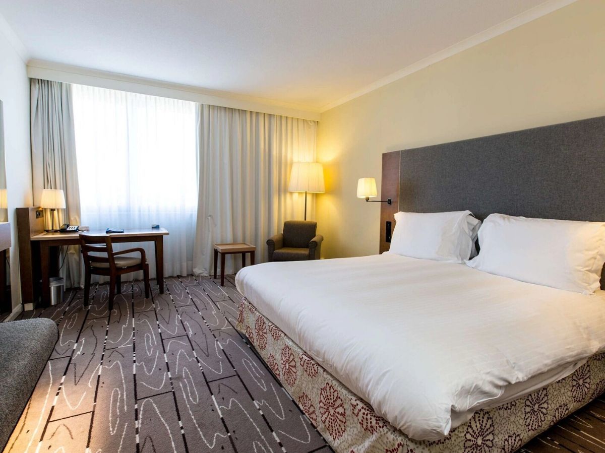 bright and spacious hotel room