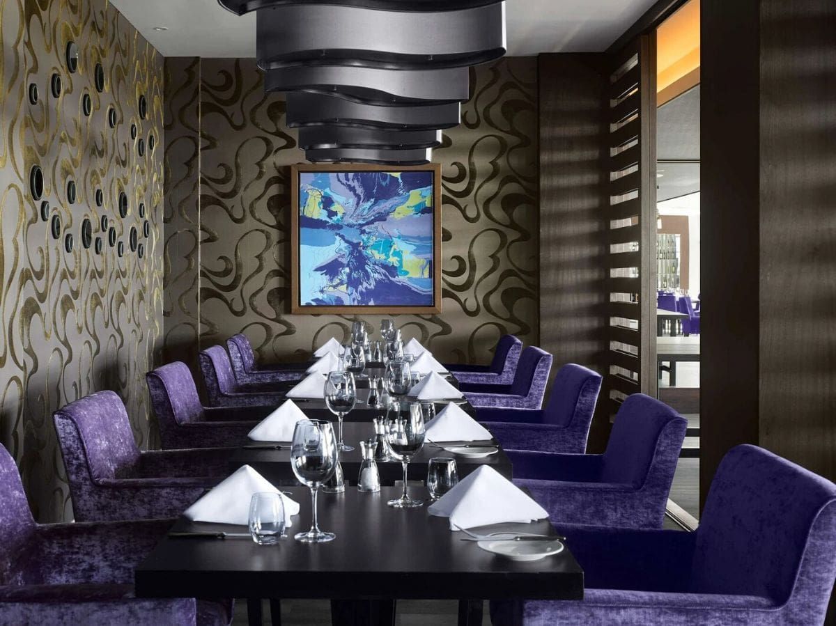 indoor restaurant and dining area