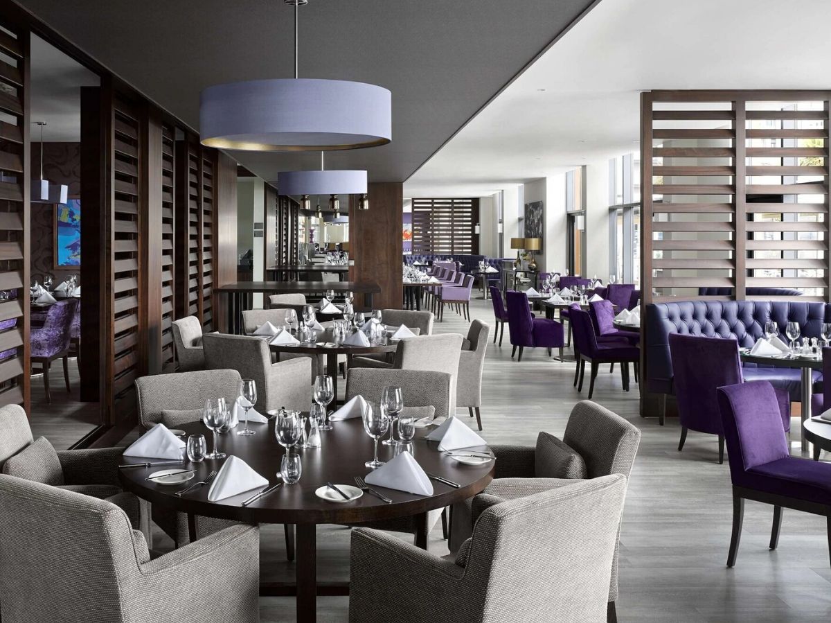 indoor restaurant and dining area