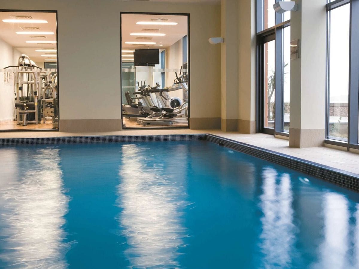 indoor swimming pool and gym