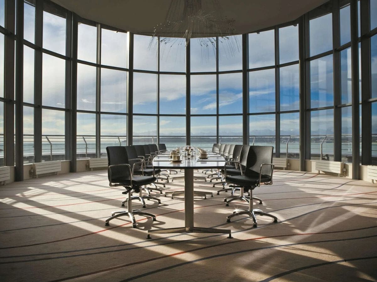 meeting rooms with a view of the water