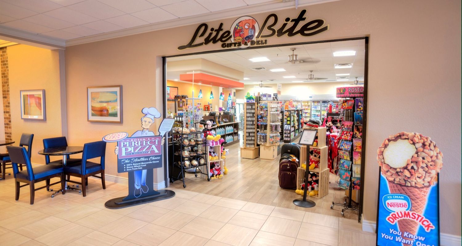 hotel convenience store exterior