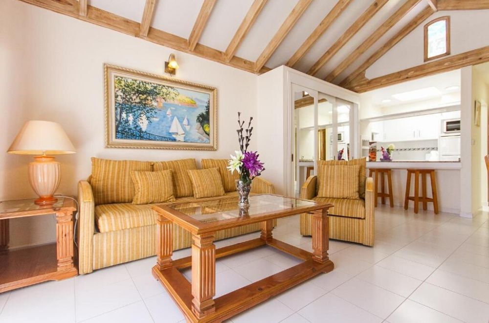 spacious living room with comfy chairs