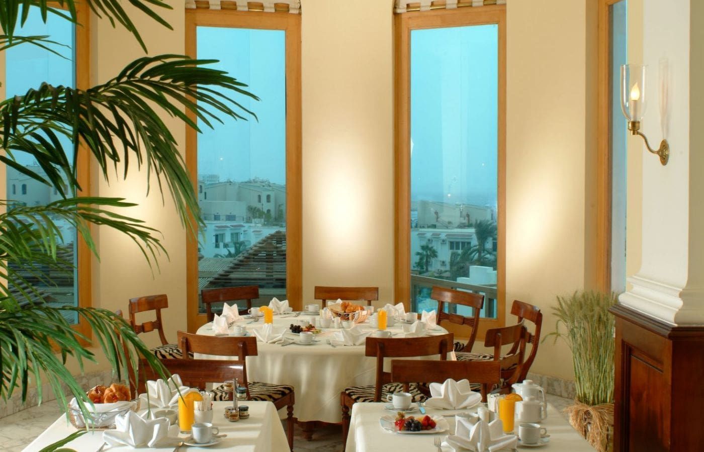 indoor restaurant and dining area