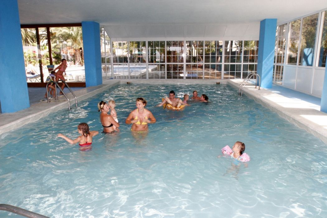 indoor swimming pool fun