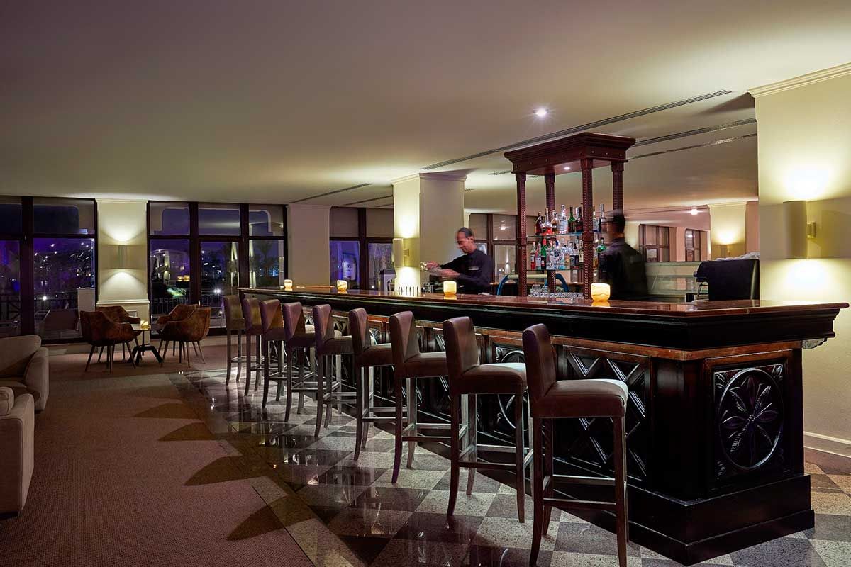 on-site bar, fully stocked with alcohol