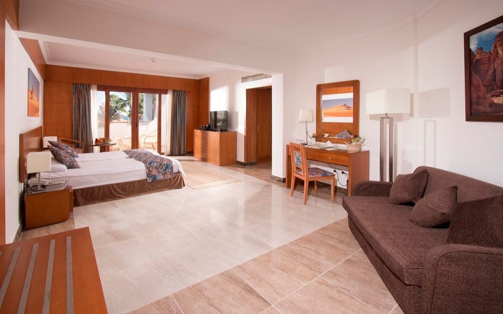 bright and spacious hotel room