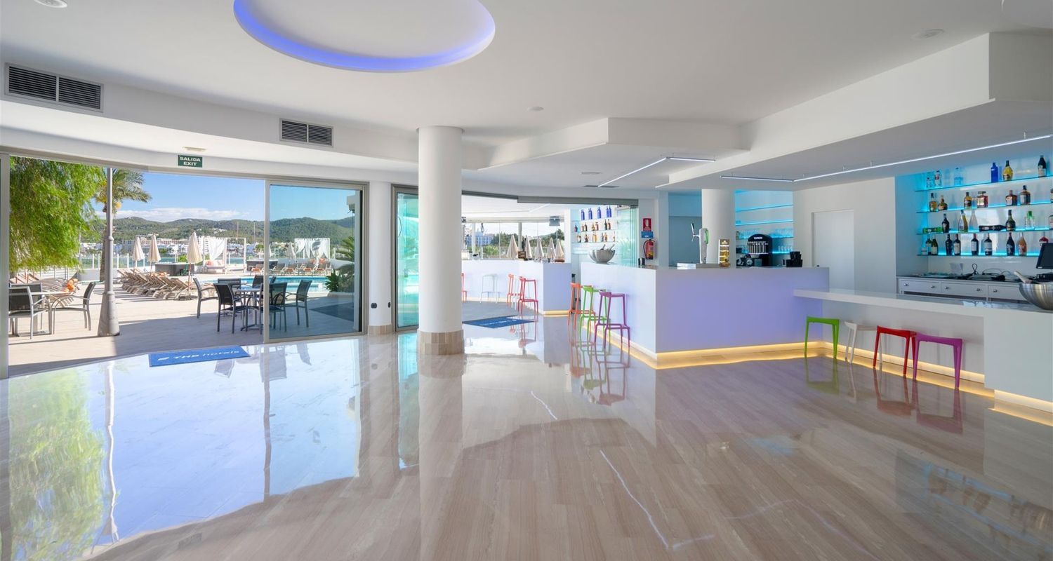 indoor bar, fully stocked with alcohol