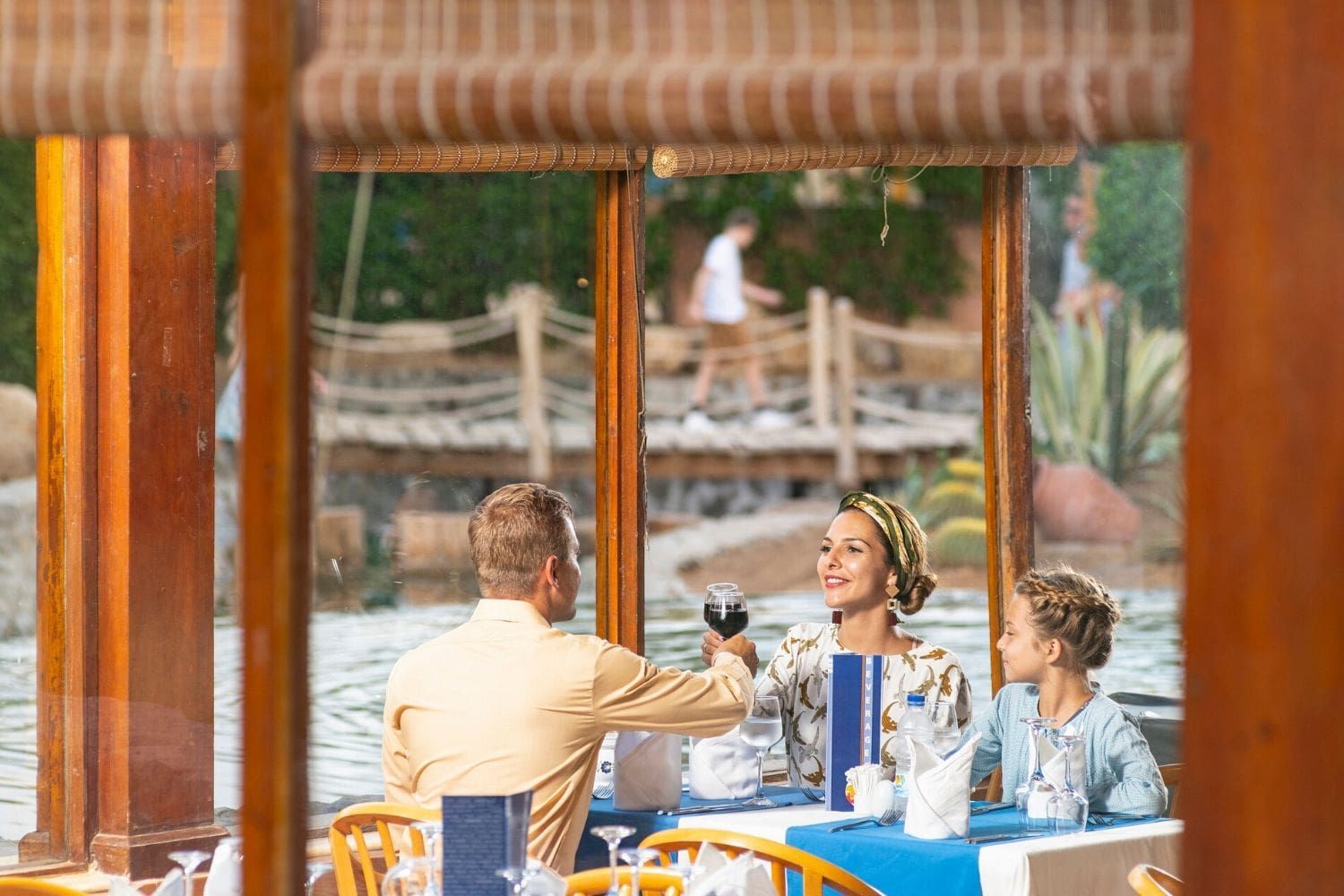 indoor restaurant and dining room