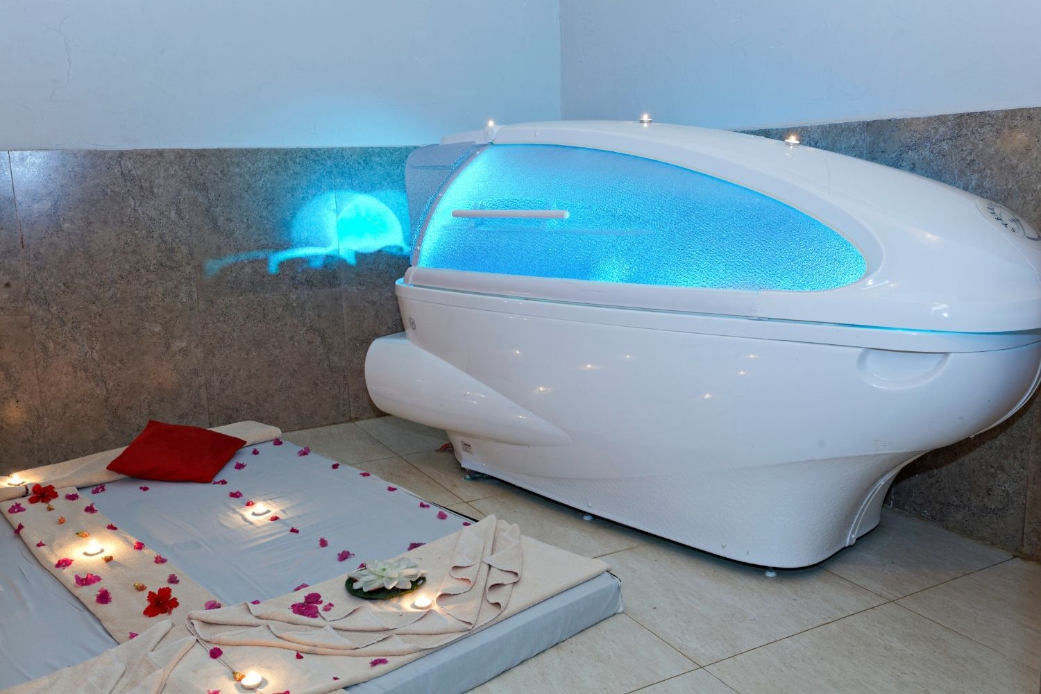 spa and relaxation area