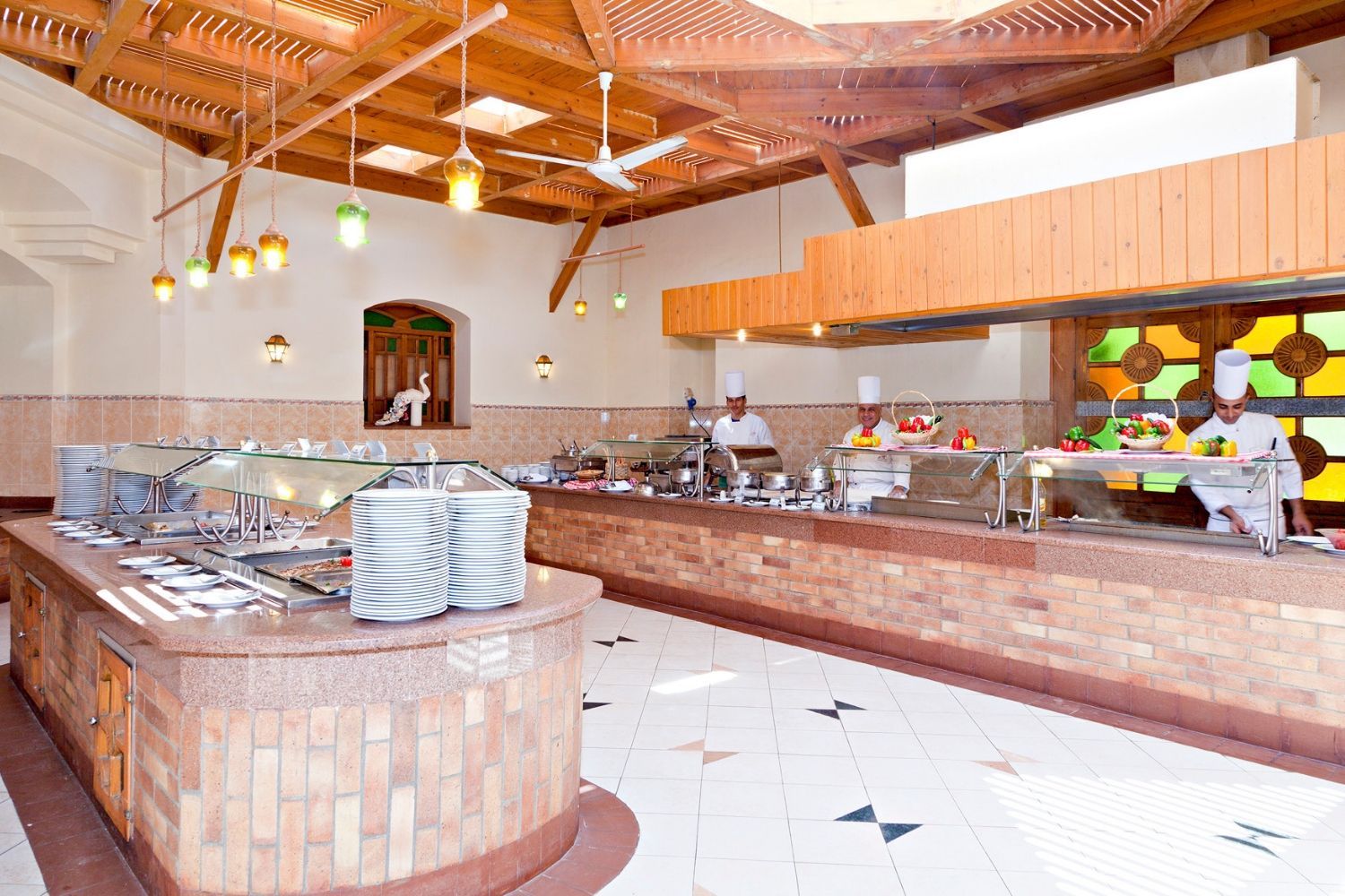 indoor restaurant and dining room