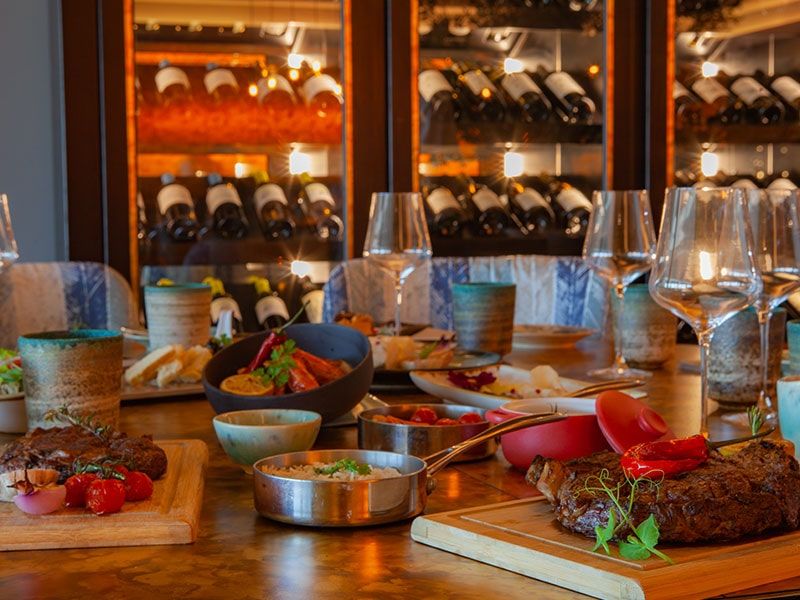 a wide variety of local cuisine