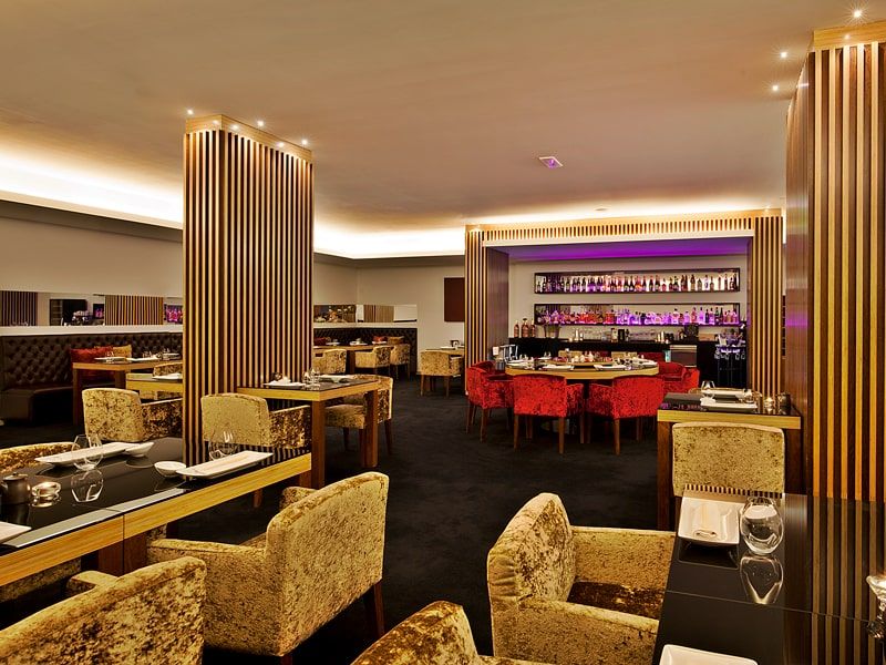 large indoor restaurant and dining area