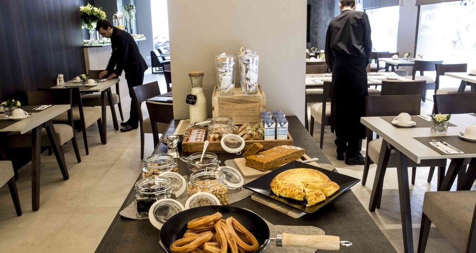 indoor buffet restaurant